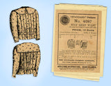 Standard 4287: 1900s Rare Toddler Boy's Shirt Waist Sz 6 Antique Sewing Pattern