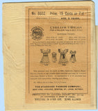 Standard 5552: 1890s Rare Toddler Girls Dress Size 22 B Vintage Sewing Pattern