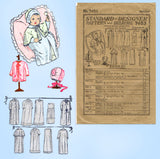 Standard 7453: 1920s 25in Infant Christening Layette Set Vintage Sewing Pattern