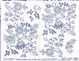 1930s Uncut Stitchcraft Embroidery Transfer 308 Uncut Jacobin Crewel Motifs ORIG