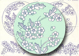 1930s Uncut Stitchcraft Embroidery Transfer May 1936 White Heather Wool Pillows