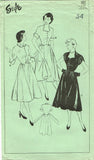 1940s Vintage Style Sewing Pattern 181 Uncut Misses Cocktail Dress Size 34 Bust