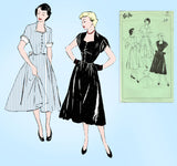1940s Vintage Style Sewing Pattern 181 Uncut Misses Cocktail Dress Size 34 Bust