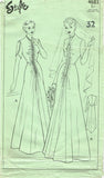 1940s Vintage Style Sewing Pattern 4683 Uncut WWII Parachute Wedding Dress 32 B - Vintage4me2