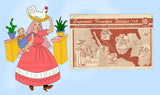 1930s Vintage Superior Embroidery Transfer 120 Uncut 32 Mexicana Motifs