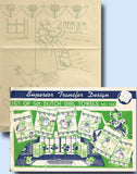 1940s Vintage Superior Embroidery Transfer 124 Uncut Dutch Gal DOW Tea Towels