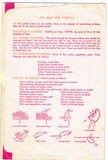 1940s Vintage Superior Embroidery Transfer 131 Uncut WWII His and Hers Towels