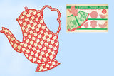 1930s Vintage Superior Embroidery Transfer 136 Uncut X-Stitch Dish Tea Towels
