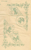 1930s Vintage Superior Embroidery Transfer 146 Uncut X-Stitch Scottie Dog Motifs