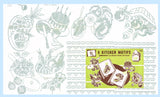 Superior 151: Vintage Original  Embroidery Transfer Uncut Veggie Fruit Tea Towel Motifs vintage4me2