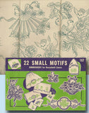 1940s Vintage Superior Embroidery Transfer 157 Birds Kittens Flowers Pillowcases