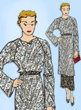 Superior 170: 1930s Stunning Misses Tunic Dress Size 34 B Vintage Sewing Pattern