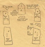 Superior 318: Vintage Sewing Pattern Little Girls Yoke Front Pajamas Size 10