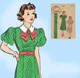 Superior 359: 1930s Lovely Girls Princess Dress Size 11 Vintage Sewing Pattern