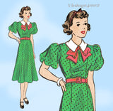 Superior 359: 1930s Lovely Girls Princess Dress Size 11 Vintage Sewing Pattern