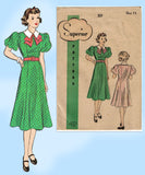 Superior 359: 1930s Lovely Girls Princess Dress Size 11 Vintage Sewing Pattern