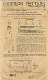 1920s Vintage Superior Sewing Pattern 4043 Plus Size Combination Undies 44 Bust
