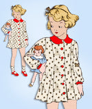 1930s Vintage Superior Sewing Pattern 518 Toddler Girls Princess Dress Size 3 -Vintage4me2