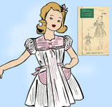 Fairloom Superior 6150: 1940s Toddler Girls Dress Size 3 Vintage Sewing Pattern  - Vintage4me2