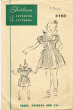 Fairloom Superior 6150: 1940s Toddler Girls Dress Size 3 Vintage Sewing Pattern  - Vintage4me2