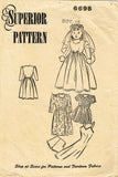 1940s Vintage Mail Order Sewing Pattern 6698 18 Inch Doll Clothes Wedding Dress ORIGINAL - Vintage4me2