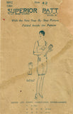 1920s Vintage Superior Sewing Pattern 8802 Plus Size Ladies Combination 42 Bust