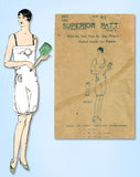 1920s Vintage Superior Sewing Pattern 8802 Plus Size Ladies Combination 42 Bust