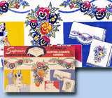 1940s Vintage Superior Embroidery Transfer 166 VTG Uncut Pillowcase Pansy - Vintage4me2