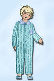 1920s Original Vintage Superior Pattern 5007 Toddler Boys One Piece Pajamas Sz 2 - Vintage4me2