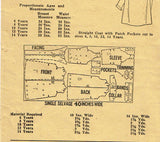 1930s Vintage Superior Sewing Pattern 8079 Uncut Boy or Girls Raglan Coat Sz 10