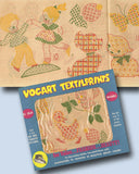 1950s Vintage Vogart Textilprint 10 Uncut Color Gingham Kids Hot Iron Transfer
