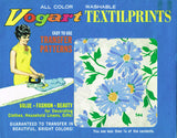 1950s Pretty Dasies Vogart Textilprint 544 Color Hot Iron Transfer Uncut ORIG