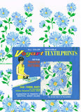 1950s Pretty Dasies Vogart Textilprint 544 Color Hot Iron Transfer Uncut ORIG
