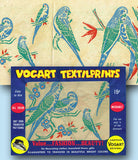 1950s Vintage Vogart Textilprint 461 Uncut Parakeet NO Sew Color Transfer