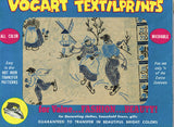 1950s Dutch Tea Towel Vogart Textilprint 486 Color Hot Iron Transfer Uncut ORIG