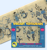 1950s Dutch Tea Towel Vogart Textilprint 486 Color Hot Iron Transfer Uncut ORIG