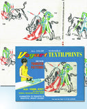 1950s Matador Motifs Vogart Textilprint 548 Color Hot Iron Transfer Uncut ORIG vintage4me2