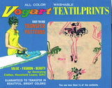 1950s Ballerina Motifs Vogart Textilprint 549 Color Hot Iron Transfer Uncut ORIG