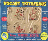 1950s Color Vintage Vogart Textilprint 487 Dancing Bears Uncut No Sew Transfer