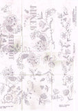 1960s Vintage Jacboean Crewel Motifs Uncut Vogart Embroidery Transfer 2004-C