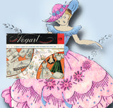 1950s Vintage Vogart Embroidery Transfer 129 Uncut Big Set of Mixed Motifs - Vintage4me2