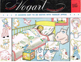 1940s Vintage Vogart Embroidery Transfer 145 Uncut On the Farm Motifs for Kids - Vintage4me2