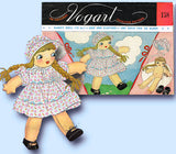 1940s Vintage Vogart Transfer Pattern 158 Uncut Nancy Doll and Clothes 15 Inch Original - Vintage4me2