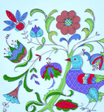 1960s Vintage Jacboean Crewel Motifs Uncut Vogart Embroidery Transfer 2003-E