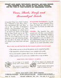 1950s Vintage Vogart Embroidery Transfer 204 Uncut Mrs Mr Wedding Pillowcases