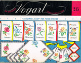 1960s Vogart Flower a Day Transfer 215 Original Vintage Vtg Uncut Original - Vintage4me2