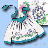 1950s Vintage Vogart Embroidery Transfer 224 Uncut Floral Mixed Motifs