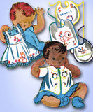 1950s Vintage Vogart Embroidery Transfer 239 Uncut Baby Layette & Nursery Trims