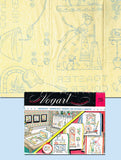 1950s Vintage Vogart Embroidery Transfer 245 Uncut Americana Motifs Dinette Set