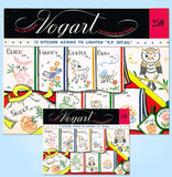 1950s Vintage Vogart Embroidery Transfer 250 Uncut Kitchen Axiom Tea Towels ORIG
